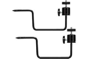Coolifepro Wildkamera Baumschraube Halterung, verstellbar um 360° mit universellem Gewindeanschluss 1/4''-20 (6 mm), geeignet für die meisten Überwachungskameras (2 im Lieferumfang)