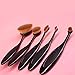 Boyasing 5PC/Set Toothbrush Style Eyebrow Brush Foundation Eyeliner Makeup Brushes