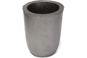 TOOLOFLIFE Schmelztiegel für Gießerei Siliziumkarbid/Graphit Schmelzen Gießen Veredelung Gold Silber Kupfer Messing Aluminium