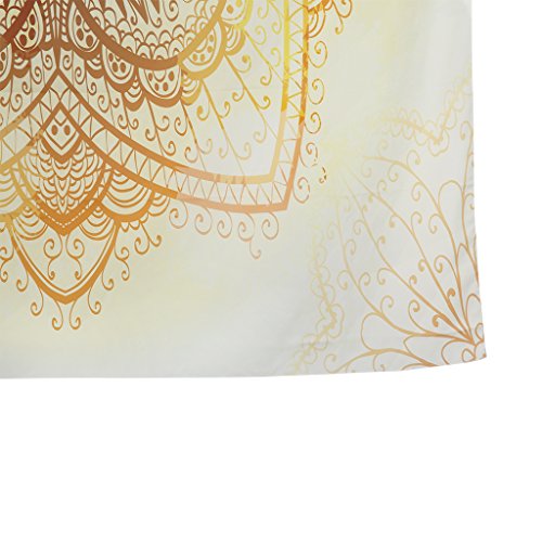 Finether indischer Wandteppich Wandbehang Mandala Tuch Wandtuch Gobelin Tapestry Goa Indien Hippie-/ Boho Stil als Dekotuch /Tagesdecke indisch orientalisch psychedelic 215 x 150 cm FT-293 - 6