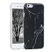 Produktbild iPhone 6s Marmor Hülle, KASOS Marble Handyhülle : Silikon Case Weich TPU Huelle mit IMD Technologie für iPhone 6, Schwarz