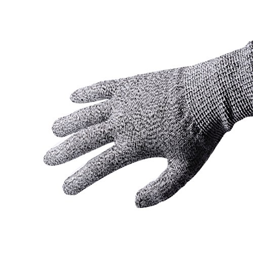 Xcellen Global Schneidresistente Handschuhe Nahrungsmittel Küche Level 5 Schutz beim Schneiden, Hacken, Pellen, Holzschnitzen, HG120M - 6