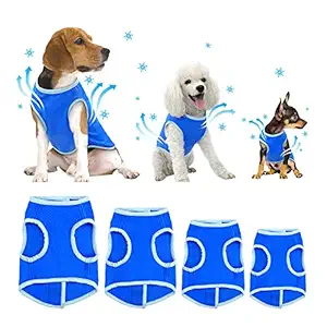 SELMAI Dog Swamp Cooler Vest Harness Evaporative Jacket Comfort Adjustable Breathable Cooling Coat for Small Medium Large Cat Shirt for Pet Walking Hunting Training Sport Outdoor Hiking in Summer XS