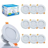 Gr4tec Foco Empotrable LED 10X 7W Downlight Plafón Luz de Techo...