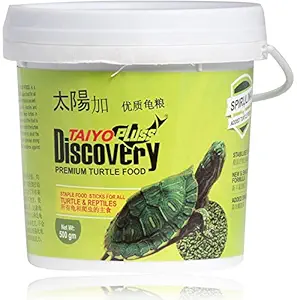 Taiyo Pluss Discovery Premium Turtle Food Bucket (500gm) By Foodie Puppies