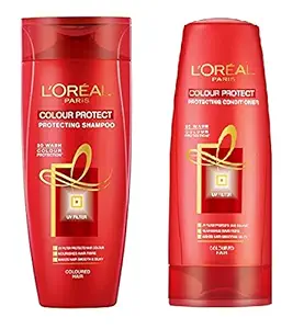 LOreal Paris 30 Wash Colour Protect Shampoo & Conditioner (Pack Of 2) With Ayur Product In Combo