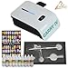 Produktbild Profi AirBrush Set Carry IV-TC Weiß und Nailart Farben Set und Schablonen - Airbrush Kompressor mit Sensor-Touch-Control-Technologie für Airbrushfarben UNIVERSAL AIRBRUSHPISTOLE SINGLE ACTION Gun