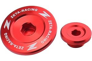 ZETA RACING Zeta Inspektionsöffnungs-Schrauben Rot