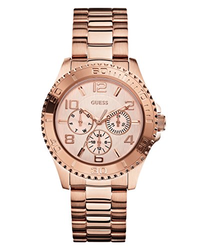 Guess Damen-Armbanduhr Analog Quarz Edelstahl W0231L4