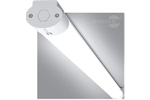Öuesen Fluorescente Led 120cm, Tubo Led 36W 3600LM con Enlazable, Lampara Neon Led IP66 Estanco, Regleta Led para Garajes, Pasillo, Taller, Baño, Oficina, Cocina, Blanco Frío 5000K