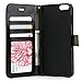 Price comparison product image Deet® iPhone 6 Wallet Case, Slim-Line Flip Case Cover With Photo ID / Cash / Card Money Note Holder Slot