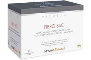 Prisma Natural Fibro SSC 60 Sobres Prima Natural Premium, ingredientes como: ácido málico, PEA, ACETIL L-CARNITINA. NADH, Coencima Q10...Fatiga crónica y Fibromialgia patologías cada vez más comunes.