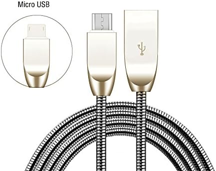 Micro USB 2.0 Cable – Fast Charging &amp; Data Transfer Cable (3.3 ft Long) – Almost Unbreakable – Bending &amp; Weather Resistant – Compatible with Most Android Supported Devices (1M/3.3ft, Black)