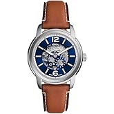 Fossil Heritage Watch for Men, Automatic Movement with Stainless Steel or Leather Strap