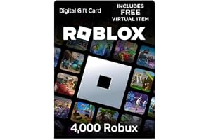 Roblox Gift Code - 4000 Robux + Bonus Exclusive Virtual Item Code Only