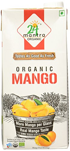 24 Mantra Organic Mango Juice, 1 Liter
