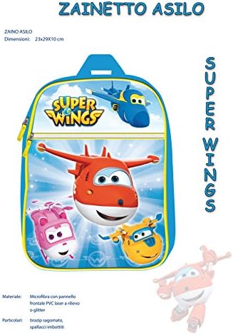 Backpack asylum School 2018 Super Wings, Frozen, Barbie, Spiderman, Blaze, My Little Pony SUPER WINGS