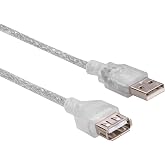 S-link SL-AF2005 Usb2.0 5m Şeffaf Uzatma Kablo