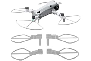 Honbobo Propellerschutz Guards für DJI Mini 5 Pro, Antikollisions Ring Propeller Blatt Schutz Sicherheitsabdeckung Zubehör für DJI Mini 5 Pro (with Landing Gear-Grey)