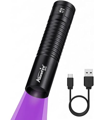 POCKETMAN Torcia Per Penne A Luce Ultravioletta Torcia Per Violino Ultravioletto Bianca Per Test - Foto 14