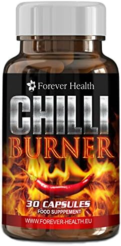 CHILLI BURNER - BURN BODY FAT FAST ! Specially Formulated To Increase THERMOGENESIS Which Causes Your Body to Raise METABOLISM and Burn Fat ! Contains GREEN TEA and CAPSICUM (CHILLI PEPPERS) and Burns Through FAT Like WILDFIRE ! Lose Up 5 Kilos In 12 Weeks ! AMAZING Fat Burner - FREE UK DELIVERY + FREE Diet Plan - CHILLI BURNER Slimming Pills Users Lose Weight and Slim Fast ! 30 Diet Pills