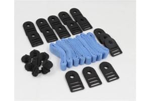 jardiboutique - 8 Attaches pour Enrouleur de bâche Solaris Kokido