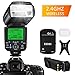 Produktbild ESDDI Blitzgerät für Nikon, 1/8000 HSS Wireless Flash Speedlite GN58 2.4G Funk Master Slave für Nikon, Professional Blitz Kit mit Wireless Flash Trigger