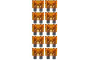 baytronic Standard Flachstecksicherung Kfz-Sicherung (10 Stück 40 A orange)