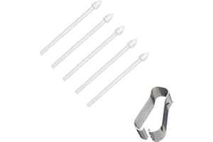 DaiUni Końcówki wymienne do Samsung Galaxy Tab S7 FE/Tab S7 / Tab S7 Plus / Galaxy Tab S8 / Tab S8 Plus Plus / Tab S8 Ultra Dotknij Stylus S Pen Tips Nibs zestaw narzędzi do uzupełniania, 5 szt.