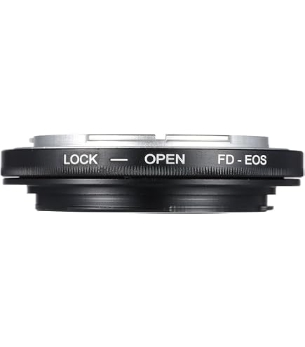 Fotga Bague D'Adaptation Objectif Canon FD & FL Vers Canon EOS EF-M Monture Mirrorless M1 M2 M3 M5 M6 M10 M50 M100