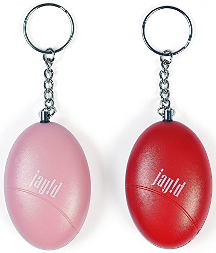jay!d Die wohl BESTE Selbstverteidigung für Frauen in Form eines Panikalarms, dieser Taschenalarm Schlüsselanhänger mit starken 120db Lautstärke versetzt jeden Angreifer in die Flucht. Dieses handliche Gadget ist IDEAL für alle die spät nachts unterwegs sind. Hier mit einer extra starken Batterie! Für ein bisschen mehr Sicherheit. Schlüsselanhänger mit Ring. Beste alternative zum Pfefferspray! In vier Farben erhältlich! (ROSA / PINK) - 5