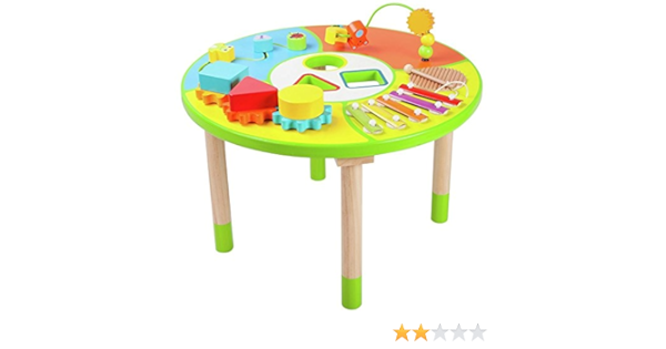 wooden activity tables