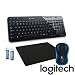 Produktbild Logitech K360 920-003056 kabellose Tastatur (Set | Blaue Maus)