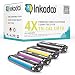 Produktbild 4x Inkadoo Toner kompatibel für Brother DCP-9017 CDW, Brother DCP-9022 CDW, Brother HL-3142 CW, Brother HL-3152 CDW ersetzt Brother Toner TN-242 - Schwarz, Magenta, Cyan, Gelb - 1x 2500 & 3X 2200 Seiten