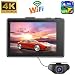 Produktbild 4K WiFi GPS Dashcam Auto Vorne Hinten Dual Kamera mit Bewegungsmelder Nachtsicht Akku Parküberwachung WDR Touchscreen Loop-Aufnahme G-Sensor,Autokamera Tiberwachung Dash Cam DVR (mit 128GB SD Karte)