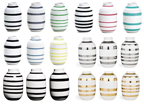 Kähler Design Mini-Vasen Omaggio Schwarz (3-teilig) - 2