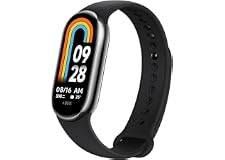 Xiaomi Band 8 Smart Fitness Tracker with 1.55" AMOLED Display, 24/7 Heart Rate Monitoring, Sleep Tracking, 5ATM Water Resista