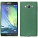 Produktbild PhoneNatic Case für Samsung Galaxy A7 (A700) Hülle Silikon grün brushed Cover Galaxy A7 (A700) Tasche + 2 Schutzfolien