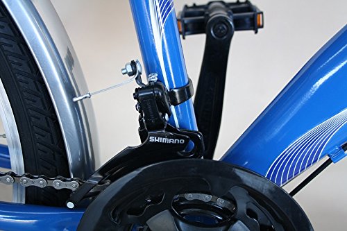 24 Zoll Jungenfahrrad Kinderfahrrad 18 Gang Shimano Kettenschaltung STVO tauglich Blau - 4