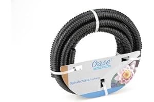 Spiralslang svart 1 1/2", 10 m