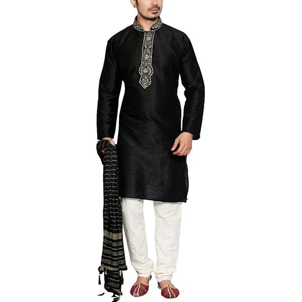 Sonisha SK105 Kurta-pyjamaset voor heren, Indiase traditionele