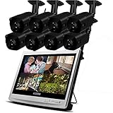 [Nachtsicht]: 2-fach-Array-IR-LED-Lichter und IR-Sperrfilter verbessern die Bild- und Farbqualität, keinen Farbstich, Nachtsichtbereich bis zu 26 25 Fuß.