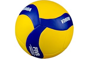 MIKASA FIVB Official Size 8 Inch Indoor Volleyball, 1 Count