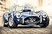 Produktbild Kunst Druck Shelby Cobra V8, brutales Muscle Car Tapete Mousepad Acrylglas Alu-Dibond (130 x 87 cm, Tapete selbstklebend)