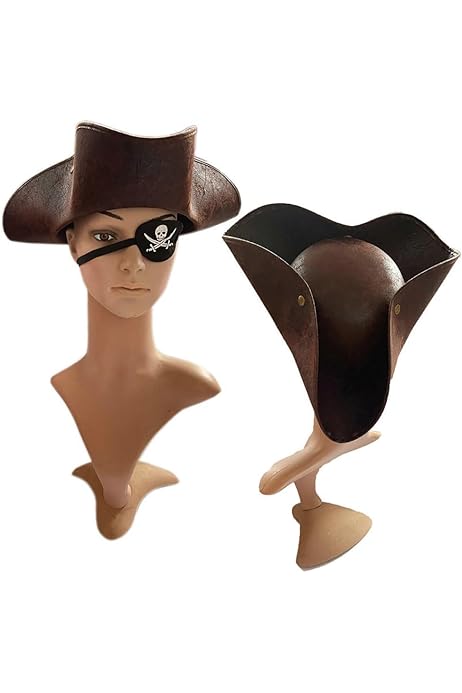 Costume Pirata Amazon Cappello Pirata Cappello Tricorno - Main Image