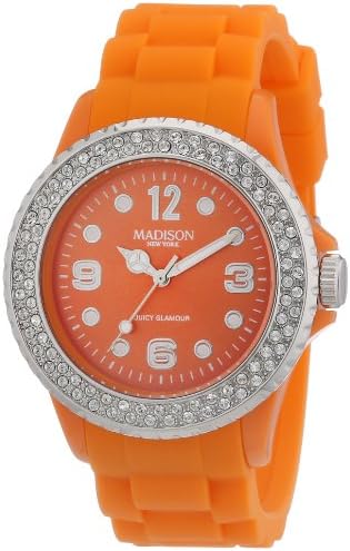 Madison New York Unisex Watch Juicy Glamour U4101E5 Analog Silicone