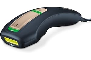 ‎BEURER Beurer IPL 5800 Pure Skin Pro Haarentfernungsgerät, dauerhafte Haarentfernung durch IPL-Technologie, für Körper, Gesicht, Bikinizone, mit App, schwarz