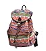 Produktbild Gezu Vintage Rucksack Damen Rucksäcke Retro Druck Schulrucksack für Uni GZ00164 Orange2