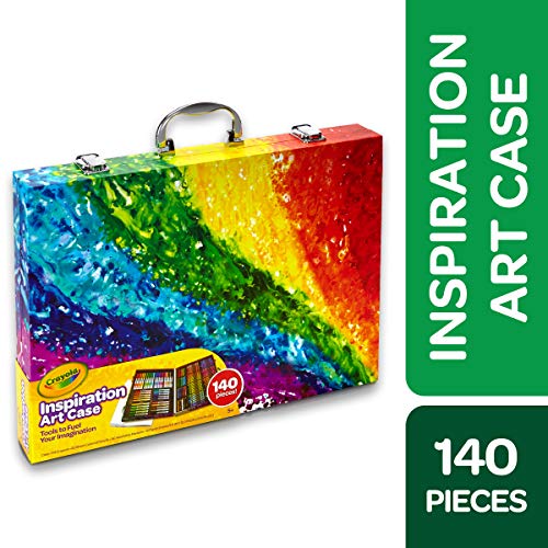 Crayola Valigetta Arcobaleno Per Colorare e Disegnare, Età 4 Anni, per Gioco e Regalo, Colori Assortiti, 140 Pezzi, 04-2532