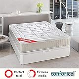 Este producto cuenta con la tecnología de Triple Barrera, un tratamiento permanente que previene la aparición de ácaros, bacterias y hongos en el colchón. Ábidos es un colchón fácil de mover, gracias a sus cuatro asas horizontales que permiten un mejor mantenimiento.